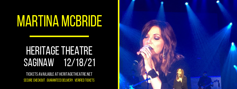 Martina McBride at Heritage Theatre tickets Martina McBride at Heritage Theatre