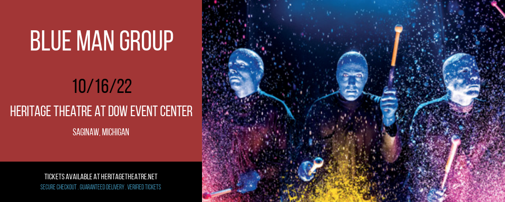 Blue Man Group at Heritage Theatre tickets Blue Man Group at Heritage Theatre